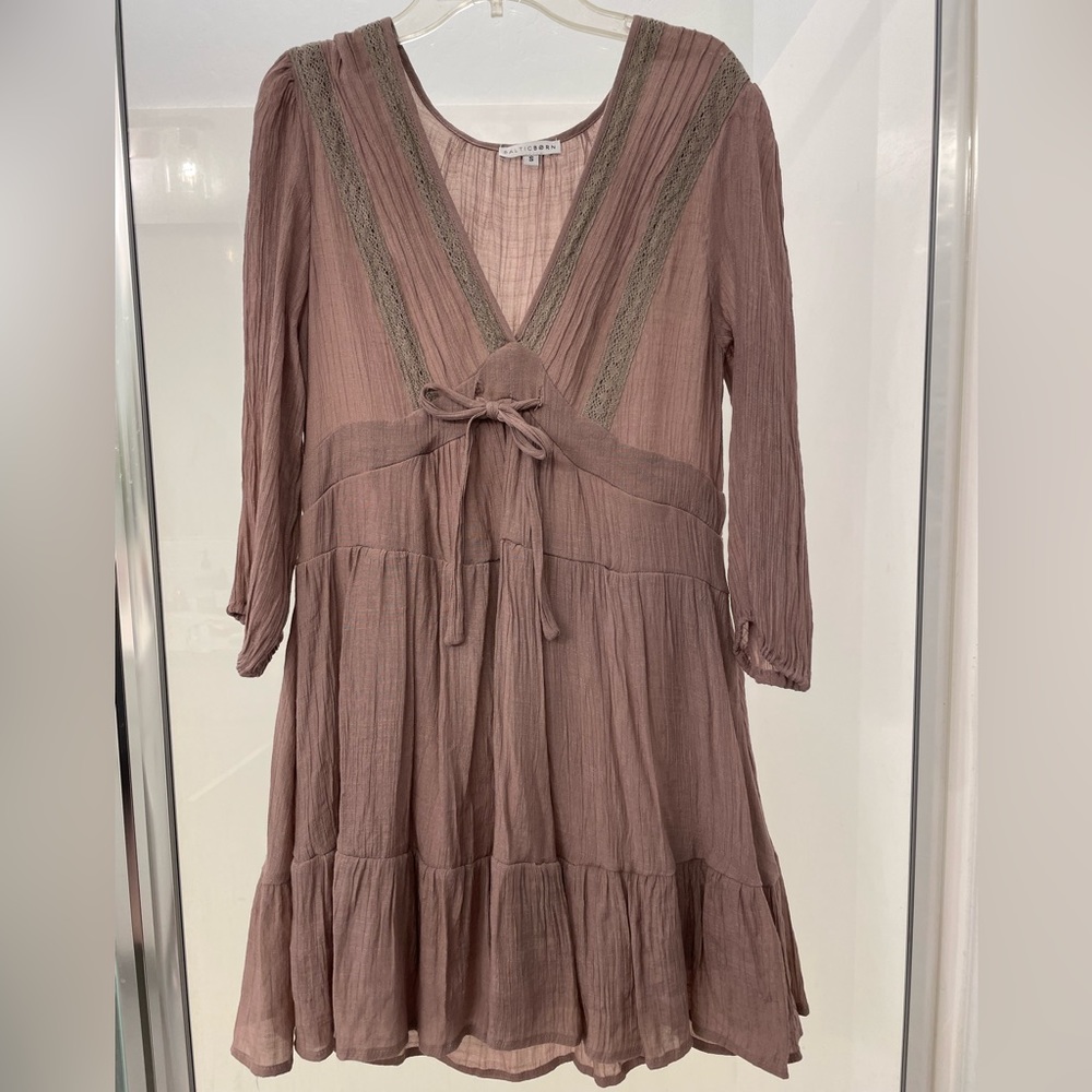 Baltic Born, size small, mini purple dress